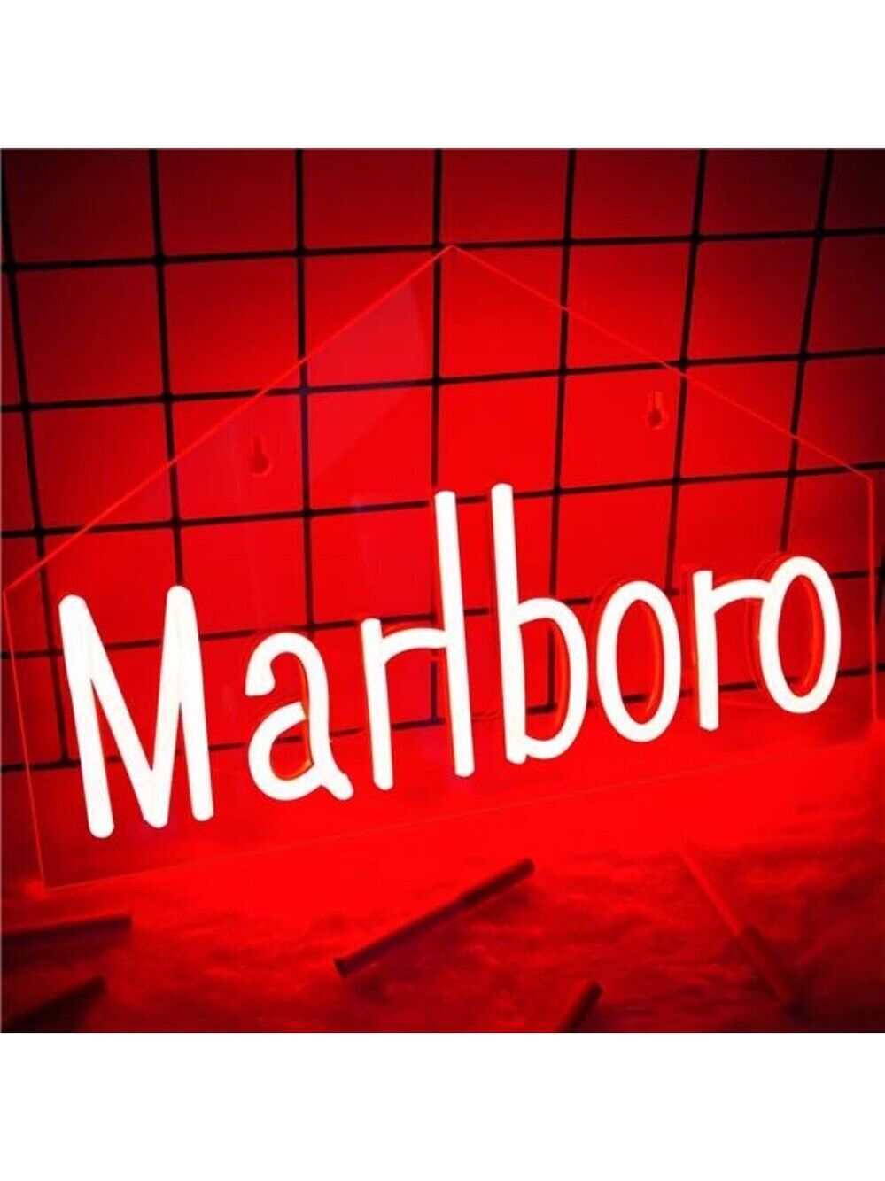 Marlboro Bar LED Neon Sign Wall Decor lights Bedroom Business Man Cave Store NEW